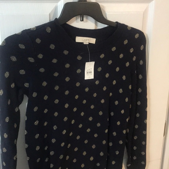 LOFT Navy Blue Sweater Brand New With Tags - Picture 1 of 2
